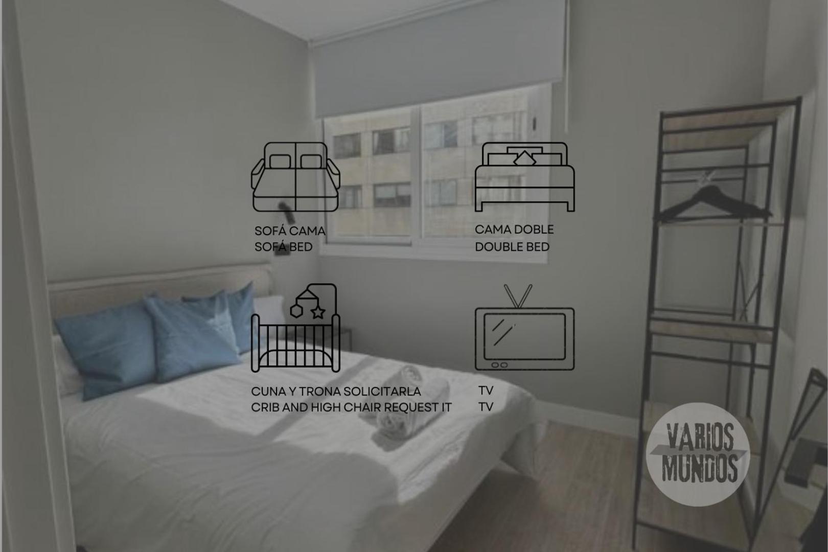 Central Apt De 2Hab Para 5Pax En Calle Silva E2 Madrid Extérieur photo